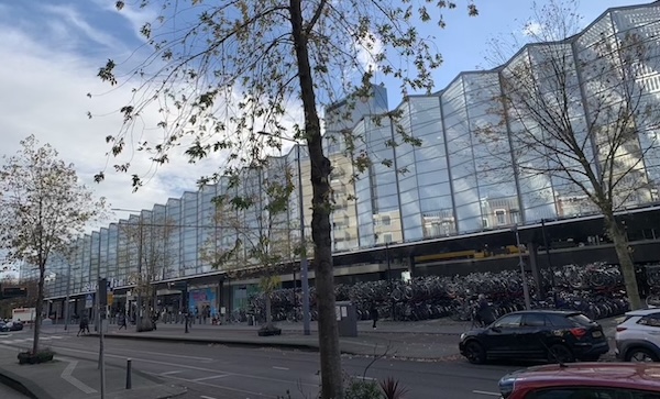 Looking at the station from here…